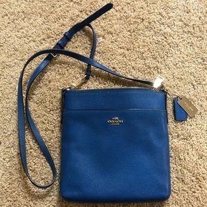 Blue Coach Crossbody Bag w/ dust bag